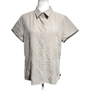 The North Face Womens‎ XL Adventure Ready Plaid Modal SS Travel Shirt